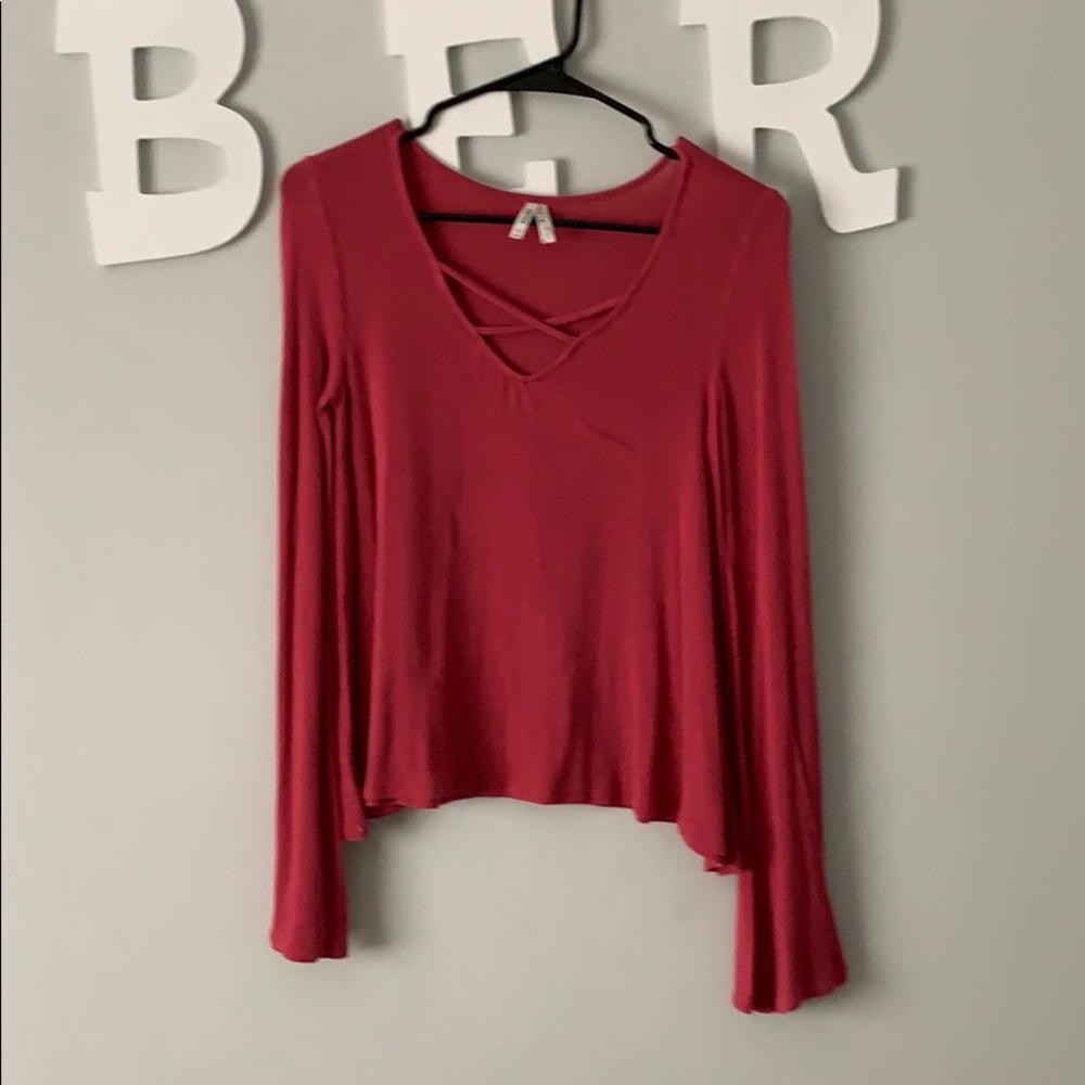 Slightly cropped blouse